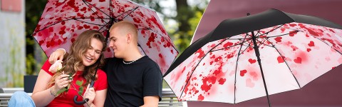 1193 Parasol długi FARE Impressions Serca