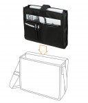 1802782 Wkład do torby na laptopa HALFAR 1